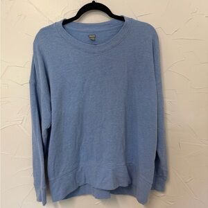 Aerie Women’s oversized Blue Knit Crewneck Sweater Size Medium